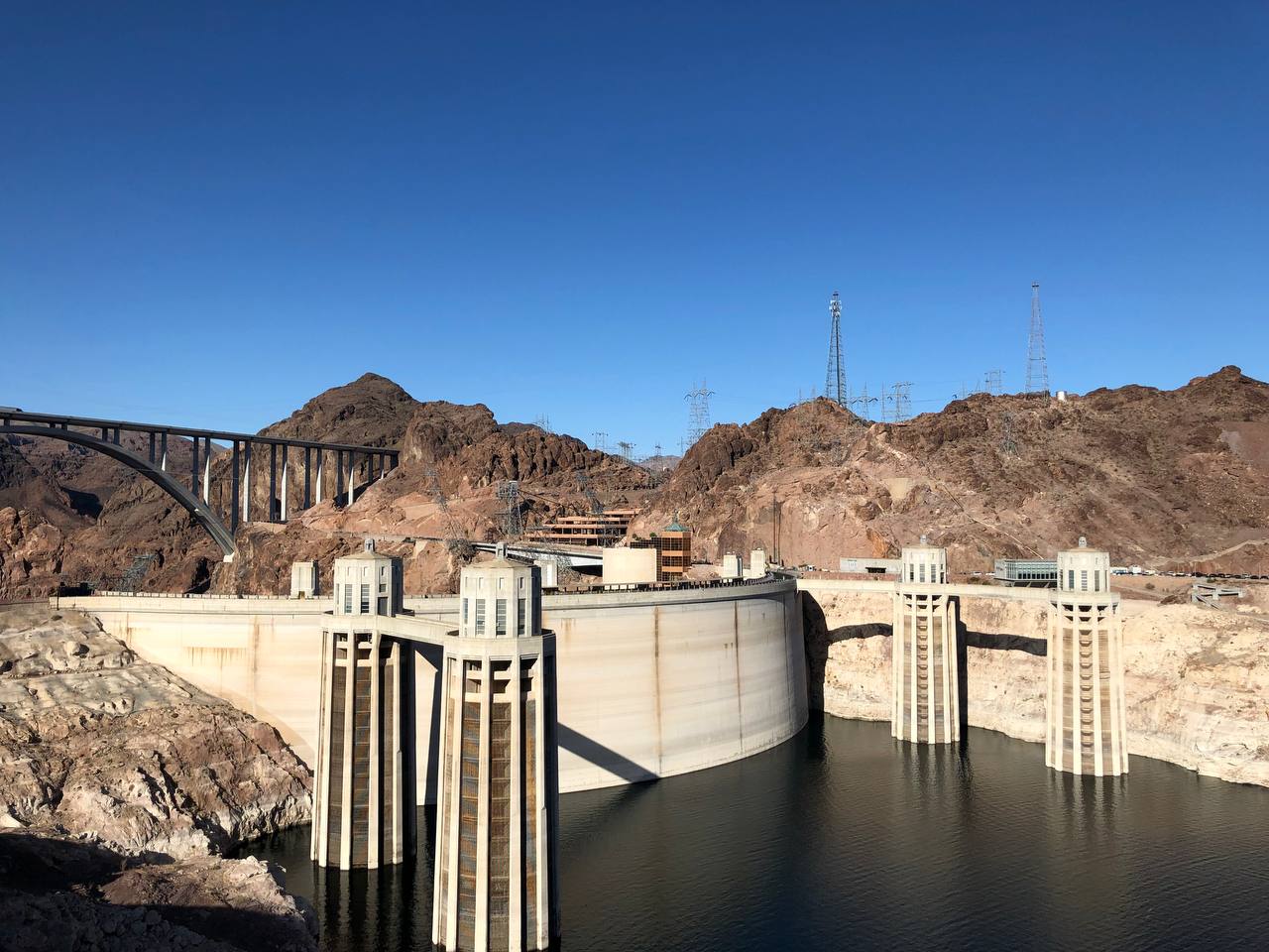 Hoover dam facing side