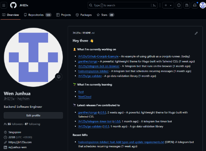 Github Profile