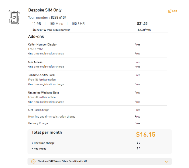 Bespoke SIM Only 150Gb