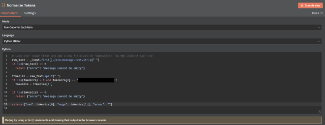 Check Command logic