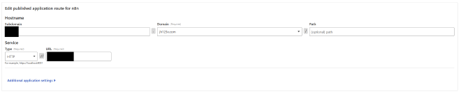 Set the tunnel to use HTTP