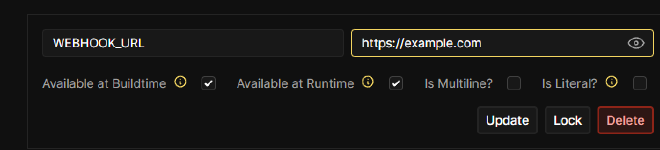 Set Webhook URL to use HTTPS