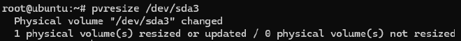 pvresize