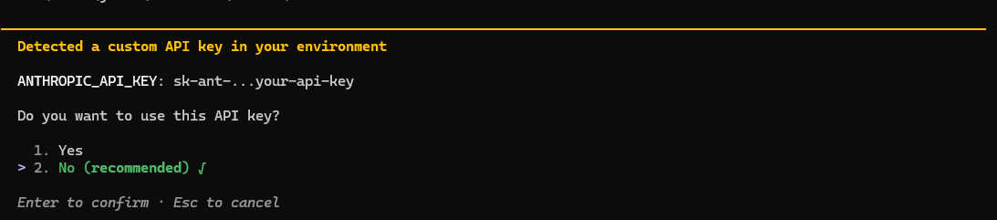 Custom API Key