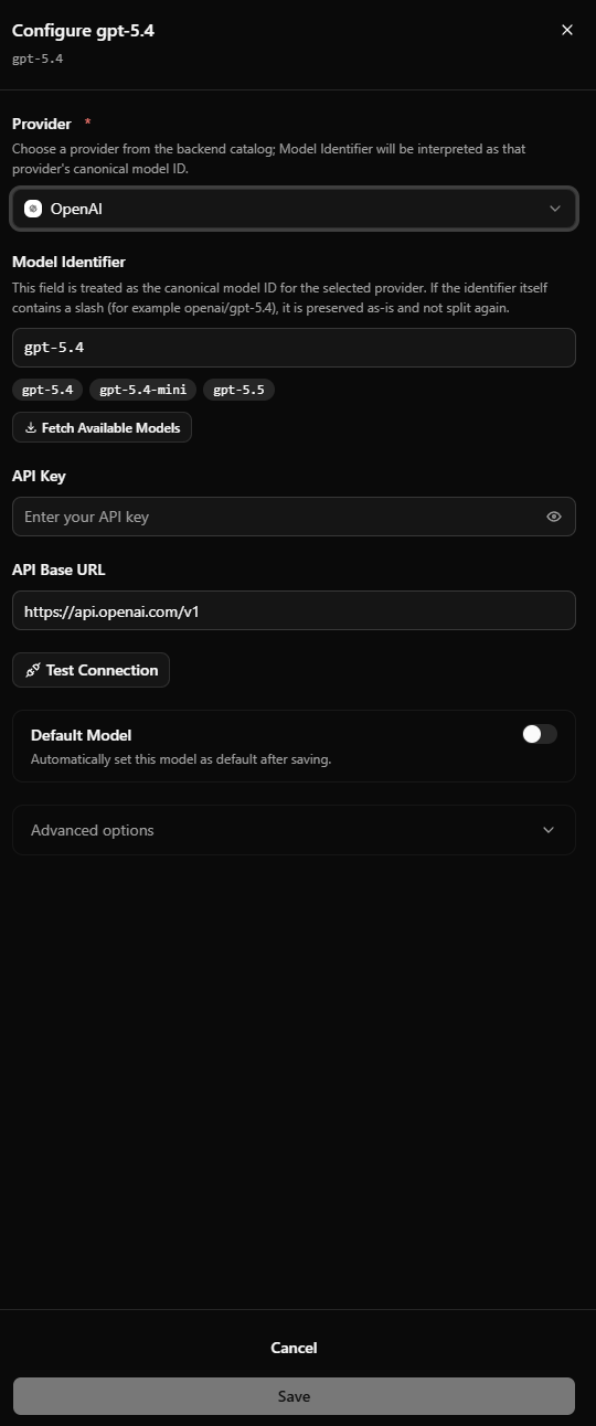 Provider Configuration